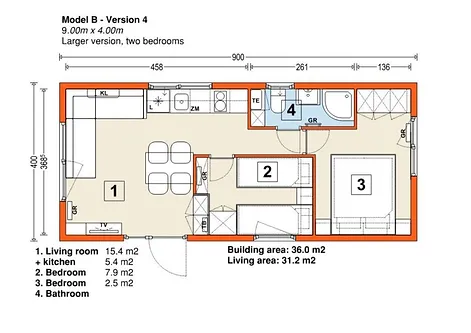 Mobil-home B 23 m² - 31 m² en standard clé en main – Image 4