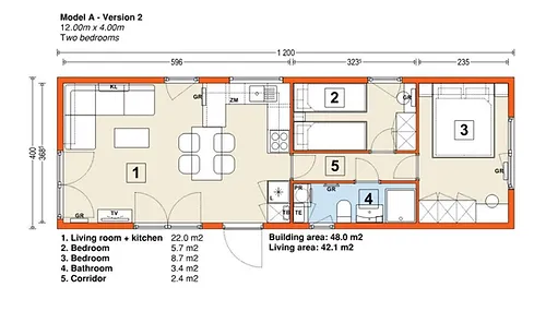 Mobil-Home 37 m² - 42 m² en Standard Clé en Main – Image 6