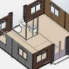 Conteneur Mobile Tiny House Deluxe avec Cuisine – Image 2