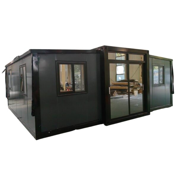 Conteneur mobile Tiny House 3 pièces de 70m2 maison préfabriquée pliable et mobile
